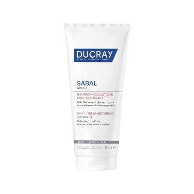 DUCRAY SABAL ARGEAL kasdienis šampūnas riebiai galvos odai, 200 ml