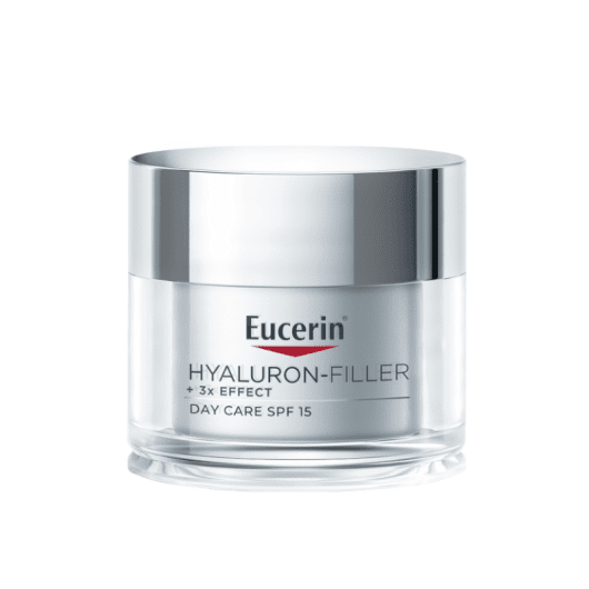 EUCERIN Hyaluron-Filler +3x Effect dieninis veido kremas SPF 15  sausai odai su hialurono rūgštimi, 50 ml
