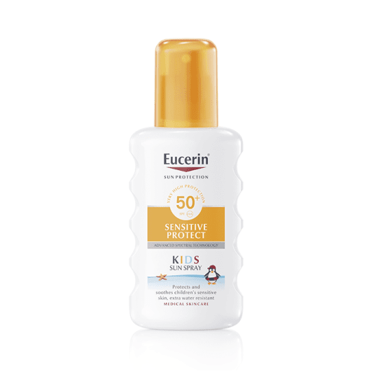 EUCERIN KIDS SENSITIVE PROTECT purškalas nuo saulės vaikams SPF50+, 200 ml