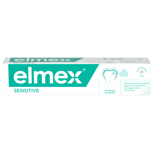 ELMEX dantų pasta jautriems dantims SENSITIVE, nuo 7 metų, 75 ml