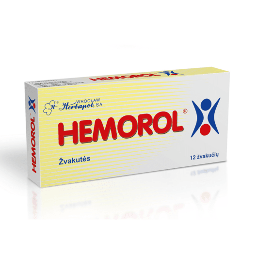 Hemorol žvakutės N12