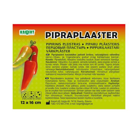 Pleistras pipirinis 12 x 16 cm N1