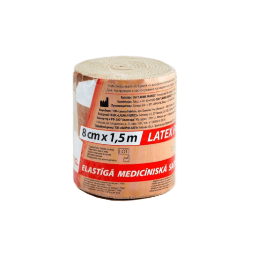LAUMA elastinis tvarstis 8 cm x 1,5 m, N1
