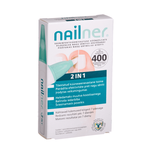 Nailner pieštukas nagų grybeliui gydyti 2in1, 4 ml