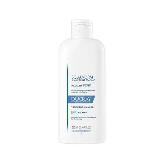 DUCRAY šampūnas nuo sausų pleiskanų SQUANORM, 200 ml