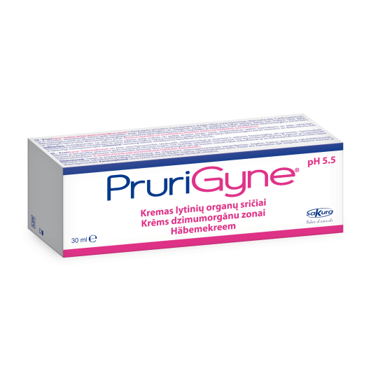 PRURIGYNE kremas lytinių organų sričiai PH 5.5, 30 ml
