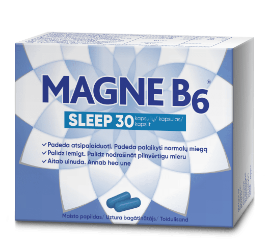 MAGNE B6 Sleep kapsulės N30