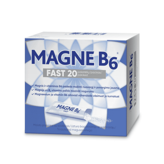 MAGNE B6 Fast vienadoziai paketėliai N20