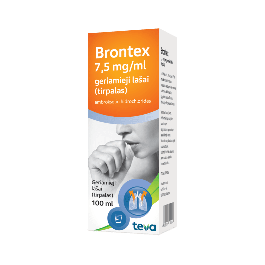 BRONTEX 7,5 mg/ml geriamieji lašai 100 ml