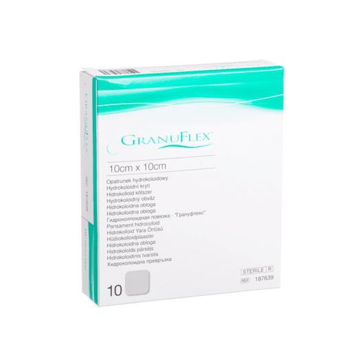 GranuFlex hidrokoloidinis tvarstis 10 x 10 cm, N10 