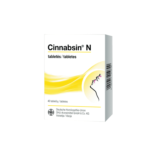Cinnabsin N 25 mg/25 mg/25 mg/25 mg tabletės N40