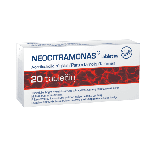 Neocitramonas tabletės N20