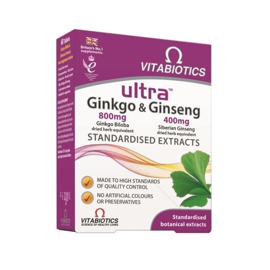 ULTRA GINKGO & GINSENG tabletės N60