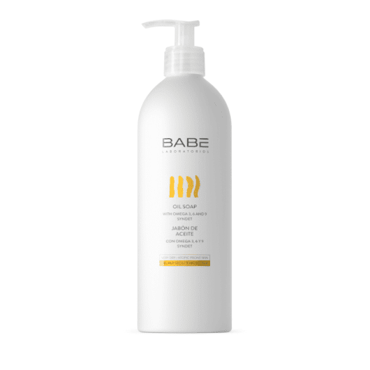 BABĒ aliejinis kūno prausiklis BODY,  su Omega 3, 6 ir 9 riebiosiomis rūgštimis, 500 ml