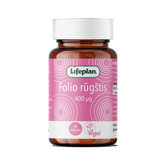 LIFEPLAN FOLIO RŪGŠTIS 400 mg, N90