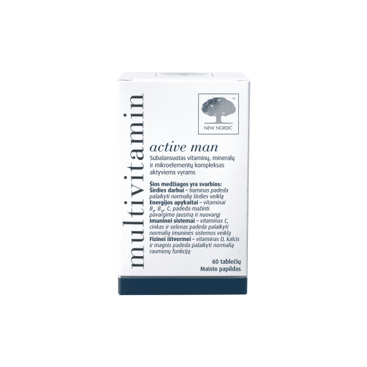 MULTIVITAMIN multivitaminai vyrams ACTIVE MAN N60