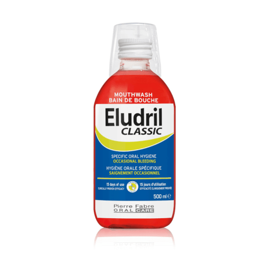 ELUDRIL burnos skalavimo skystis CLASSIC, nuo 6 m., 500ml