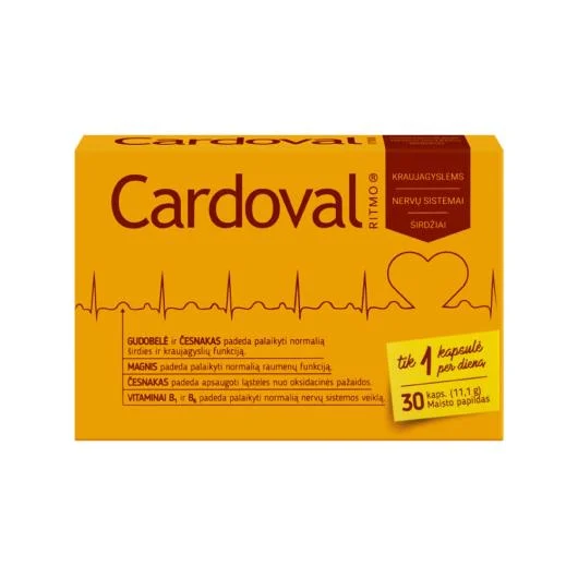 Cardoval Ritmo kietos kapsulės N30