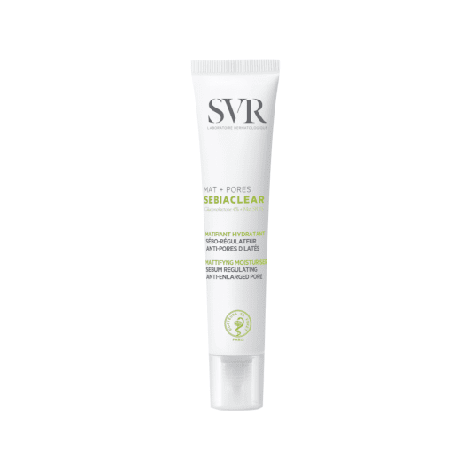SVR SEBIACLEAR MAT+PORES poras sutraukiantis ir matinį efektą suteikiantis veido kremas, 40 ml