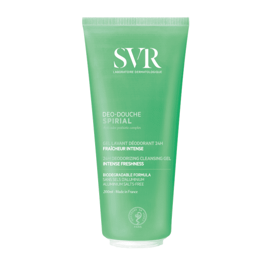 SVR kūno prausiklis su probiotikais jautriai odai SPIRIAL DEO-DOUCHE, 200 ml