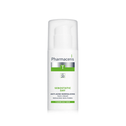 PHARMACERIS T, SEBOSTATIC dieninis kremas, SPF20, 50ml