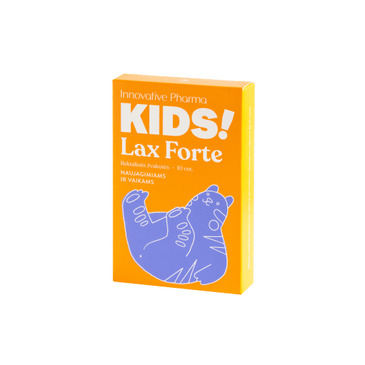 LaxForte Baby rektalinės žvakutės N10