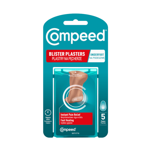 COMPEED® Underfoot padų pūslių pleistrai sportuojantiems, N5