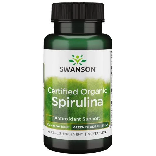 SWANSON SPIRULINA 500 mg tabletės, N180