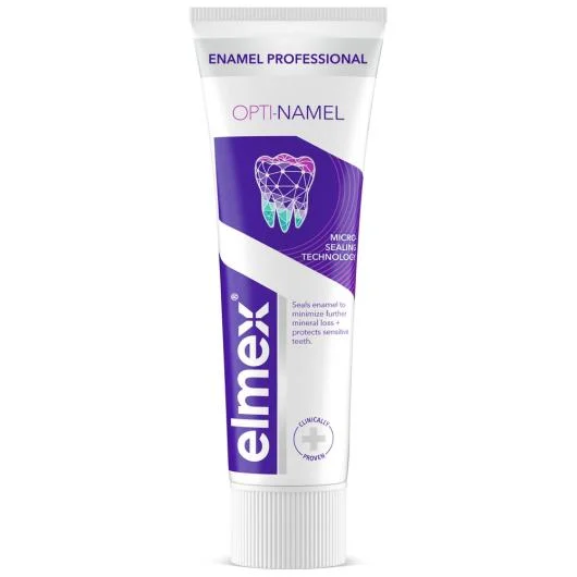 ELMEX dantų pasta emalio apsaugai OPTI-NAMEL ENAMEL PROFESSIONAL, nuo 7 metų, 75 ml