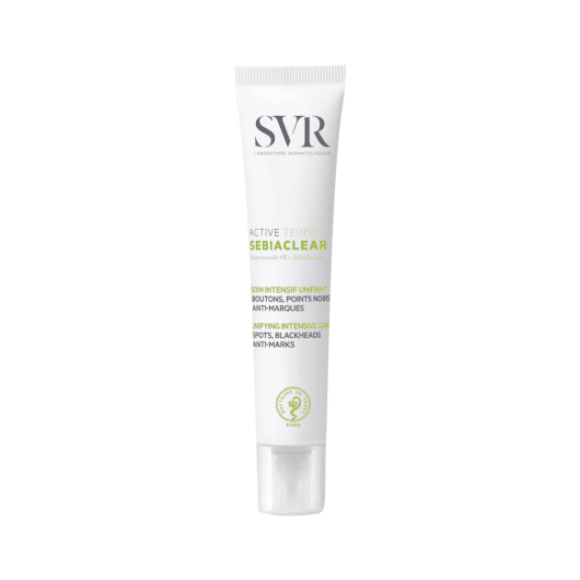 SVR SEBIACLEAR ACTIVE TEINTÉ tonuojamasis veido kremas odos netobulumams maskuoti, 40 ml