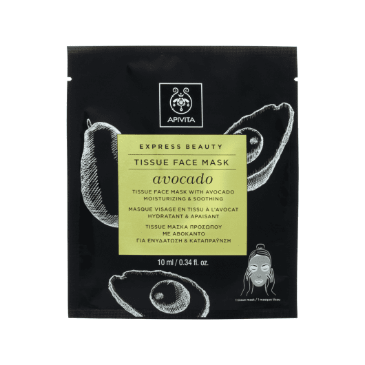 APIVITA veido kaukė su avokadais EXPRESS BEAUTY TISSUE N1