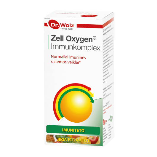 DR WOLZ ZELL Oxygen Immunkomplex koncentruotas skystis, 250 ml