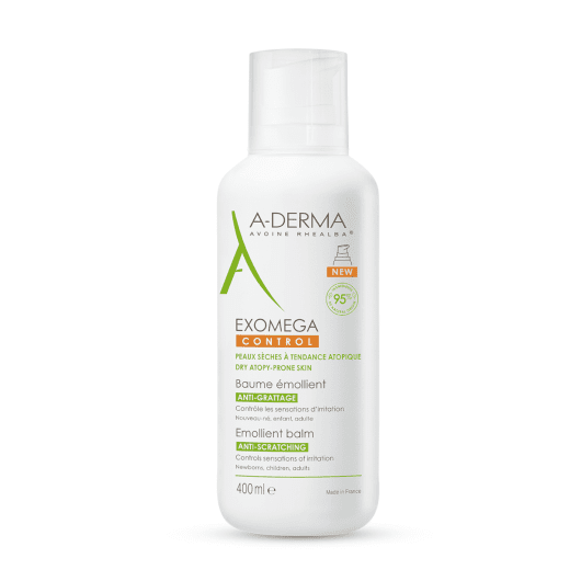 A-DERMA balzamas emolientas sausai, atopinei odai EXOMEGA CONTROL 400 ml