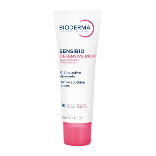 BIODERMA raminamasis, drėkinamasis kremas, stiprinantis jautrios odos natūralią apsisaugojimo nuo išorinių agresijų funkciją SENSIBIO DEFENSIVE RICH, 40 ml