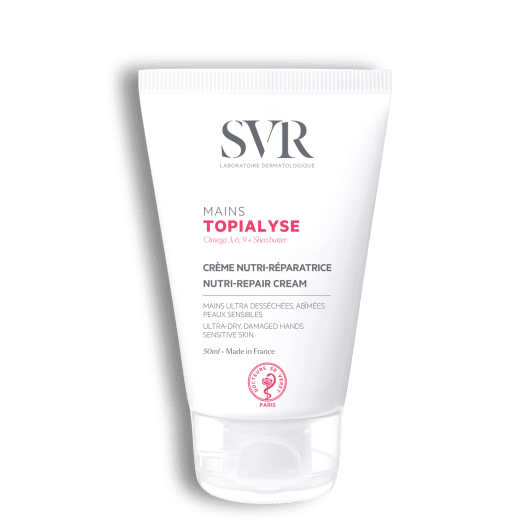 SVR TOPIALYSE MAINS rankų kremas išsausėjusiai, pažeistai odai, 50 ml