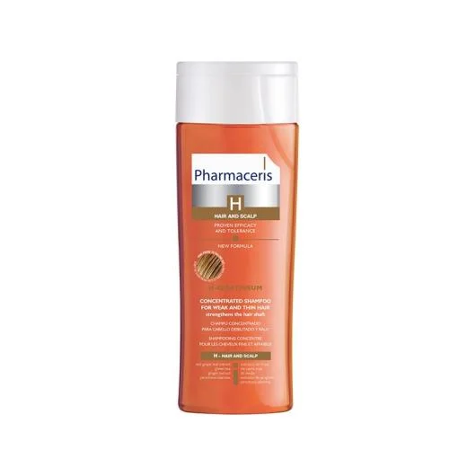 PHARMACERIS H, KERATINEUM  šampūnas nusilpusiems plaukams, 250ml