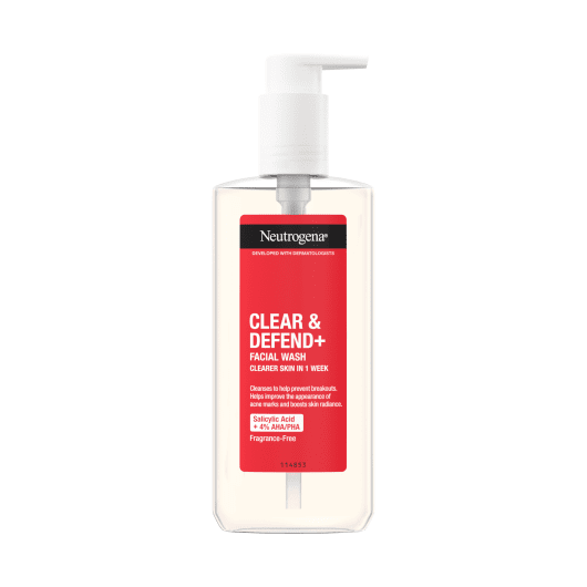 NEUTROGENA kasdienis prausiamasis gelis CLEAR & DEFEND+ FACIAL 200 ml