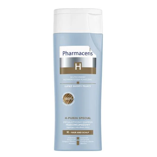PHARMACERIS H, PURIN SPECIAL šampūnas pleiskanojančiai galvos odai, 250ml