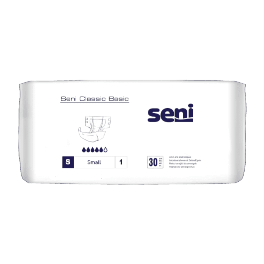 SENI sauskelnės suaugusiems CLASSIC BASIC, S dydis N30
