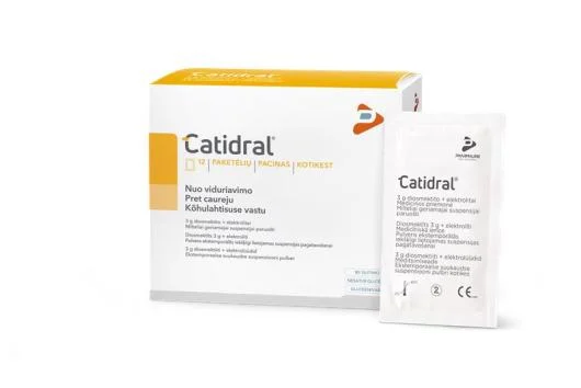 CATIDRAL milteliai geriamajai suspensijai paruošti N12