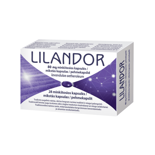 LILANDOR 80 mg minkštosios kapsulės N28
