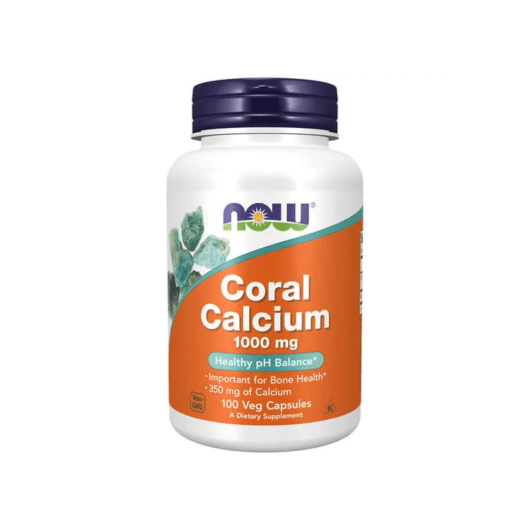 NOW CORAL CALCIUM Koralinis kalcis 1000 mg kapsulės N100 