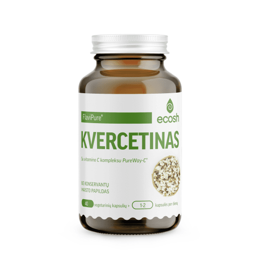 ECOSH kvercetinas FlaviPure su vitamino C kompleksu PureWay-C, N40
