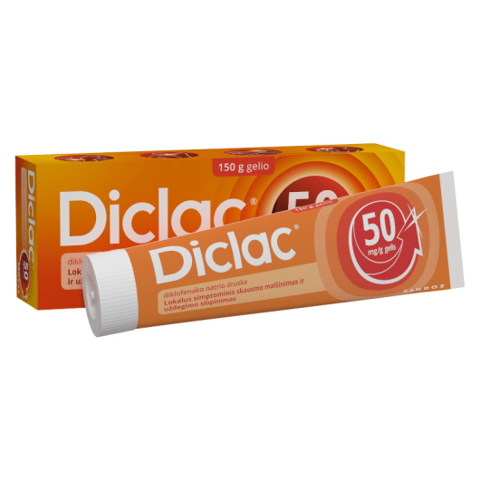 DICLAC 50 mg/g gelis 150 g