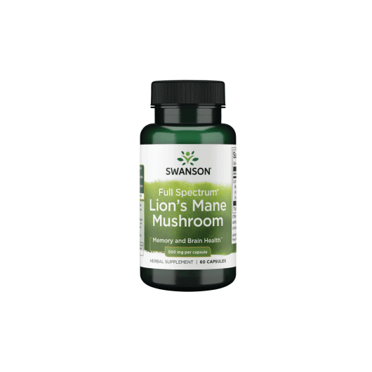 SWANSON Lion's Mane (Liūto Karčiai) 500 mg, N60