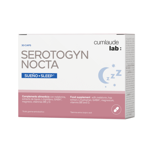 CUMLAUDE kapsulės menopauzės laikotarpiui su melatoninu SEROTOGYN NOCTA N30