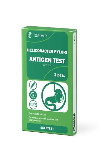 Helicobacter Pylori testas, 1 vnt. Testera