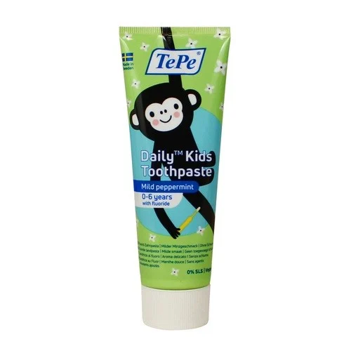 TePe dantų pasta 3-6 metų vaikams DAILY KIDS, mėtų skonio 75 ml