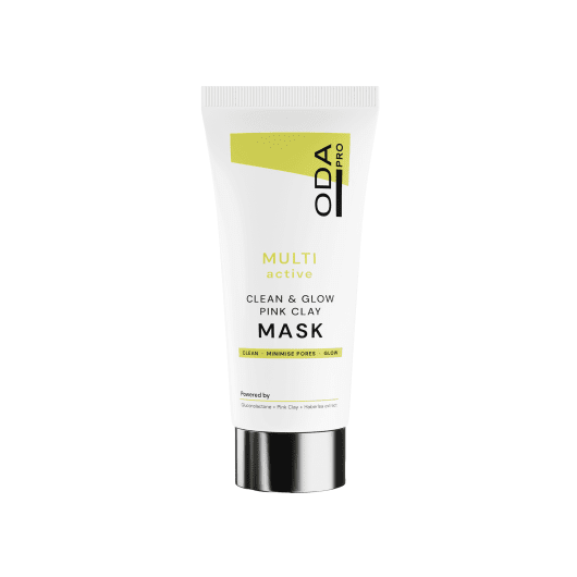 ODA PRO valanti ir skaistinanti rožinio molio kaukė 50 ml