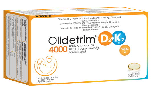 Olidetrim® 4000 D3 + K2 Omega-3 N.30